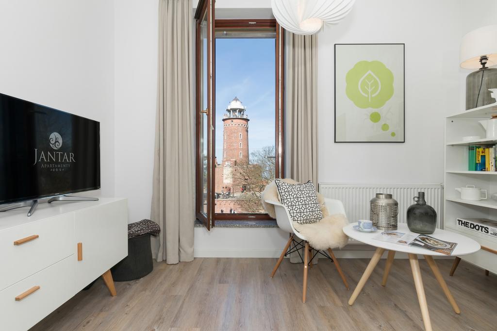 Jantar Apartamenty Design Latarnia Morska Kolobrzeg Luaran gambar